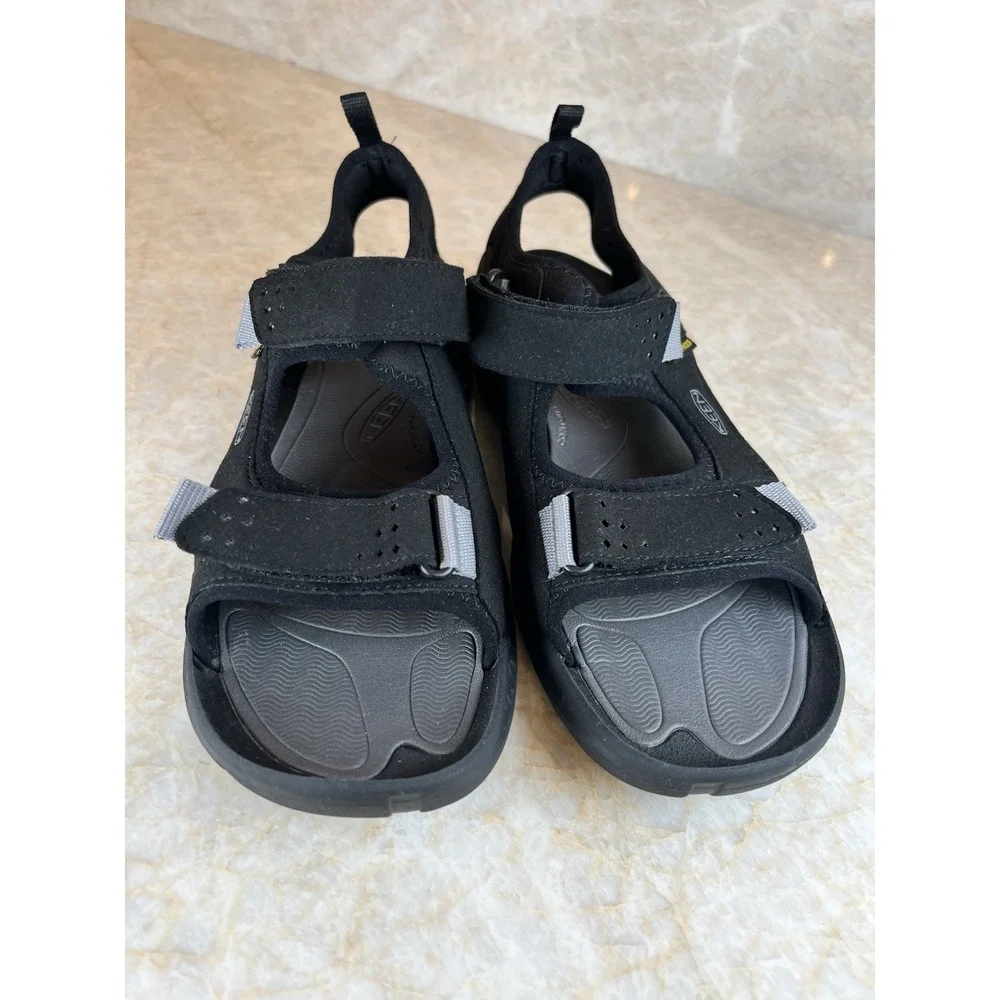 KEEN Men's Drift Creek Sandals US Size 10.5 Black Water Shoes Open Toe Slip On
